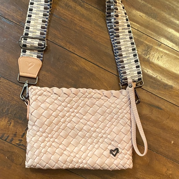 PRENELOVE Charlotte Woven Crossbody DUSTY PINK - Picture 3 of 7